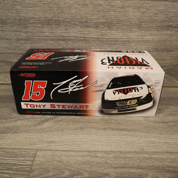 1996 Tony Stewart #15 Vision3 Ranier-Walsh Racing Pontiac 1:24 NASCAR Action - Picture 2 of 12